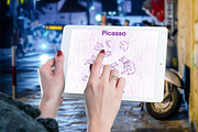 Picasso Line Art Procreate BUNDLE 4, a Brush Add-On by Manifesto Design Gallery (Thumbnail 11 of 28)