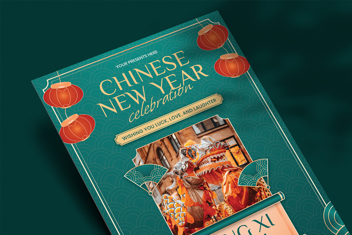 Jinshu - Chinese New Year Flyer, a Flyer Template by Attype (Photo 4 of 4)