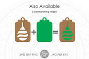 Christmas gift tag SVG cut files, an Object Graphic by Artisan Craft (Thumbnail 4 of 5)