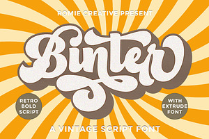 Binter -Retro Font