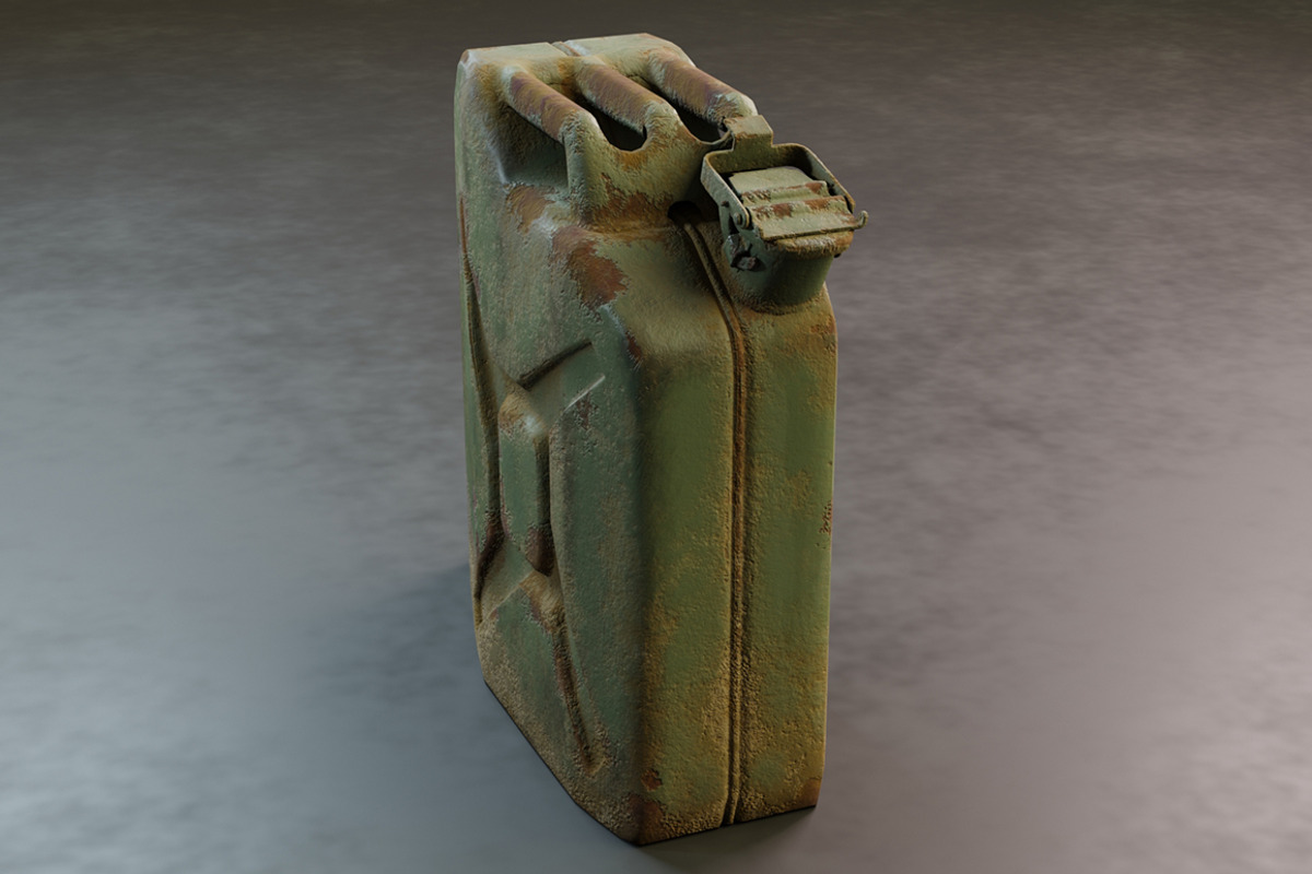 Canister 20L rust, an Object 3D Model by mockupzz (Photo 4 of 6)