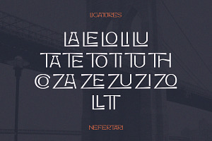 Nefertari Brand New Display Font