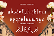 Wedgen Holdeza Blackletter Font, a Blackletter Font by Randi Irvan | Rvandtype (Thumbnail 11 of 13)