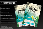 Drinks Summer Party Flyer Template, a Flyer Template by designblends@gmail.com (Thumbnail 2 of 3)