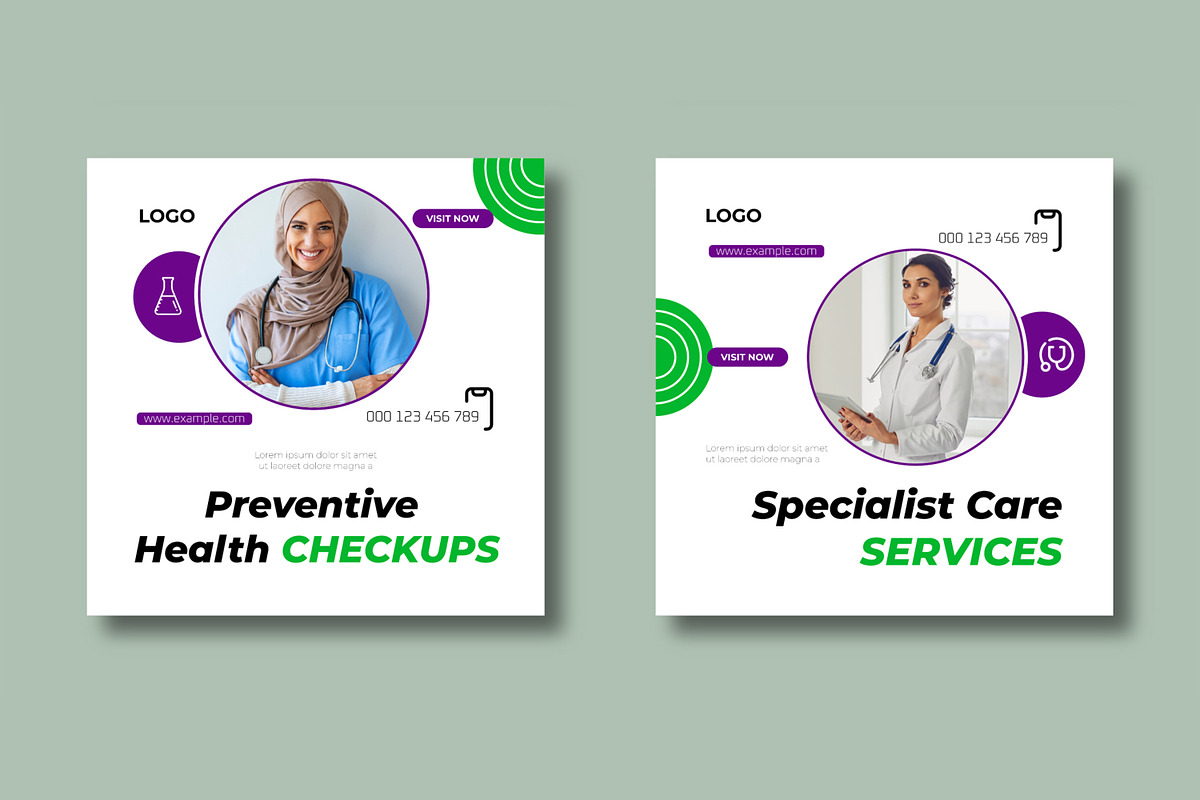 Modern Healthcare Social Media Post preview 4