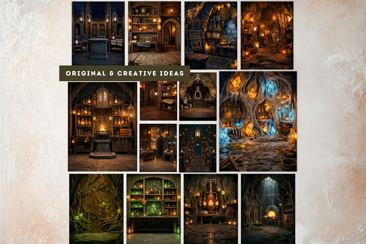 The Lantern Guild Backdrops, a Background Graphic by ThatsDesignArt (Photo 5 of 13)