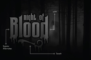 Coovico Bloody Typeface