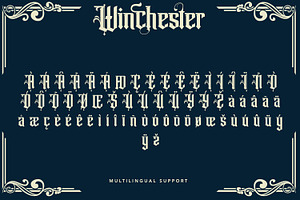 Winchester Blackletter Font