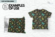 Dinosaur Lightning Pattern, a Pattern Graphic by Salty North Studio (Thumbnail 4 of 4)