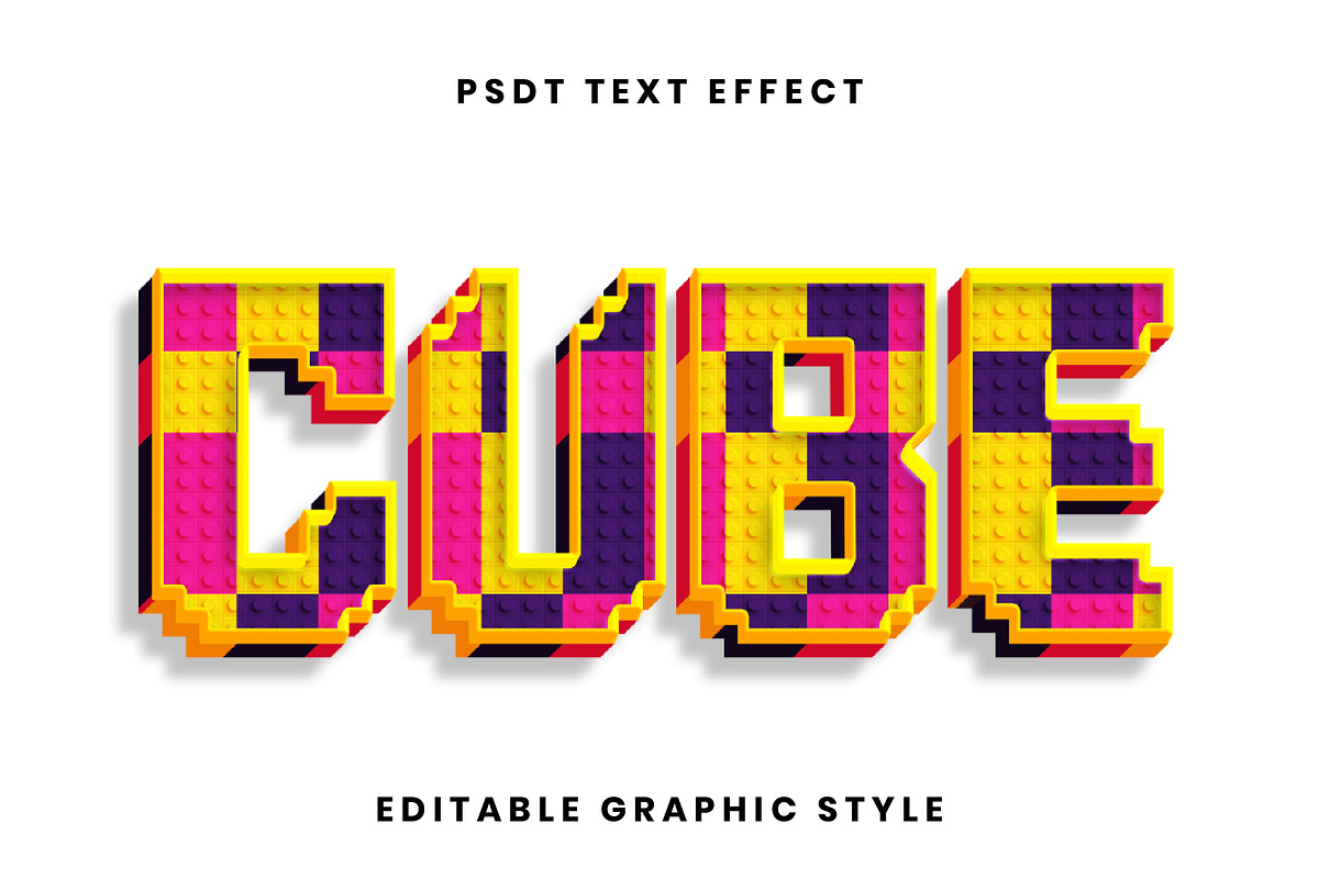 Blocks 3D Text Effect