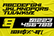 Race Freak - Racing Theme Font, a Font by figuree studio (Thumbnail 6 of 6)