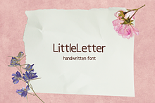 LittleLetter - Handwritten Font