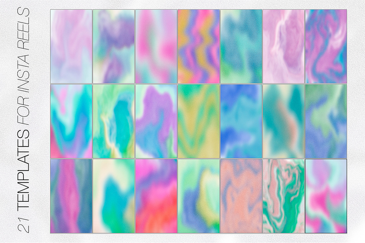 Instagram Reels Gradient templates, a Social Media Template by Almazova Dolzhenko (Photo 2 of 3)