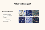 Lapis Terrazzo Patterns, a Pattern Graphic by Ninterints (Thumbnail 2 of 10)