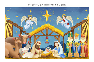 Christmas Nativity Clipart