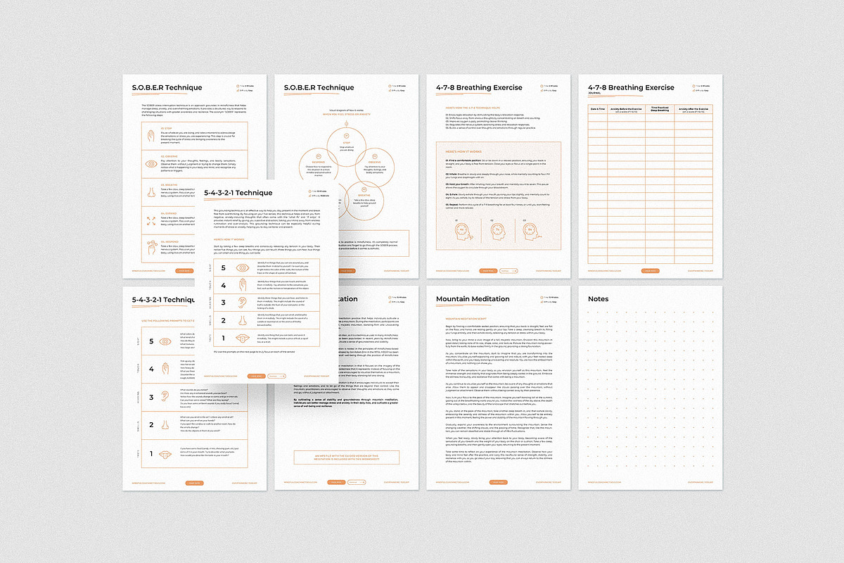 Overthinking and Anxiety Toolkit, a Templates & Theme by AndrewPixel (Photo 17 of 17)