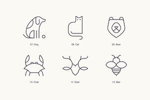 Animals - Outline Icons & Logos