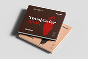 Hard Cover Square Book Mock-up, a Books & Magazine Mockup by Yogurt86 (Thumbnail 11 of 19)