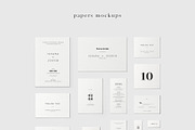 Papers&Envelopes - mockup set, a Product Mockup by Creatoom (Thumbnail 14 of 29)