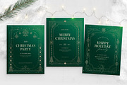 Art Deco Christmas Flyer Template, a Flyer Template by BrandPacks (Thumbnail 5 of 5)