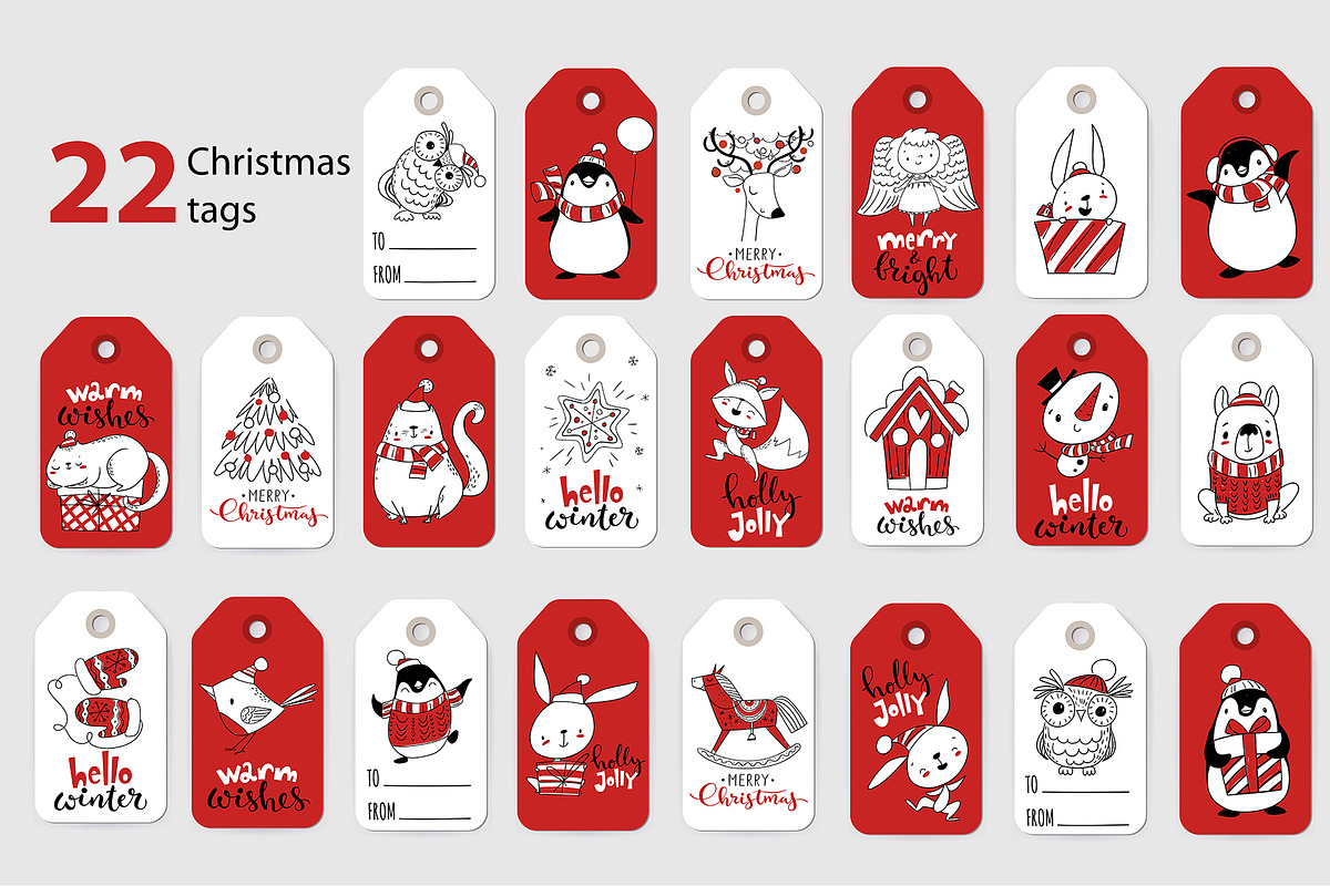 Merry Christmas collection, an Illustration by Giraffarte (Photo 8 of 10)