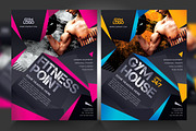 Fitness / Gym Flyer V1, a Flyer Template by Satgur Graphic Design (Thumbnail 1 of 3)