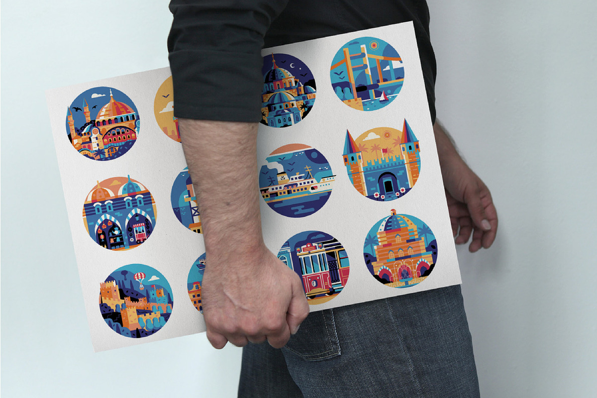 Travel Istanbul Icons and Elements, an Icon by Alex Krugli (Photo 8 of 9)