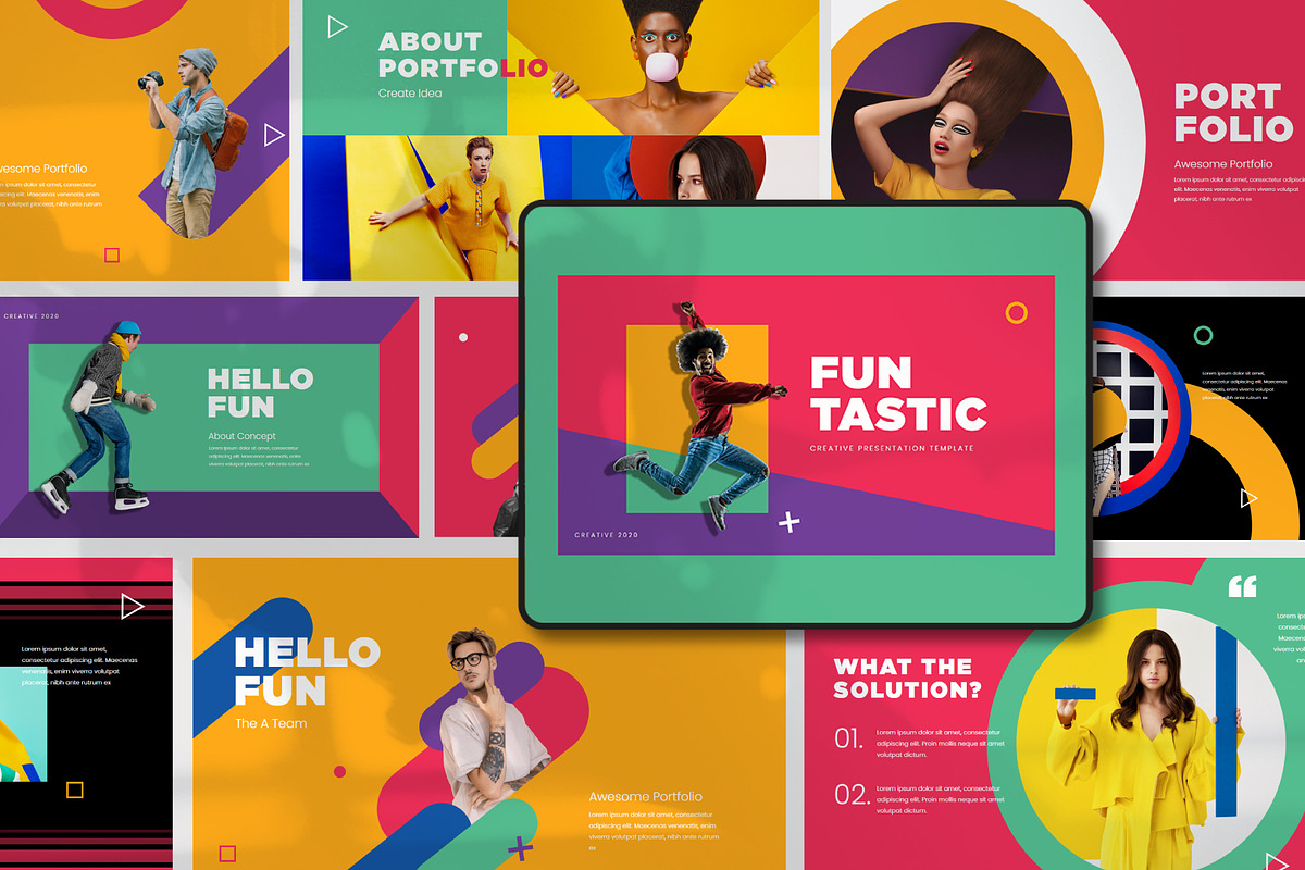 Funtastic Powerpoint Template, a Presentation Template by Rocket Template