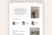Amelia - Feminine WordPress Theme, a WordPress Template by Creative Her (Thumbnail 3 of 7)