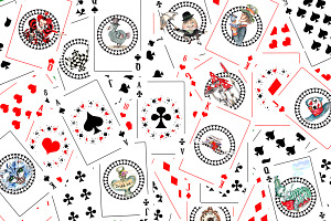 Alice in Wonderland Playing Cards