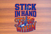 Stick in Hand Hockey T-Shirt, an Object Graphic by abu67222 (Thumbnail 2 of 3)