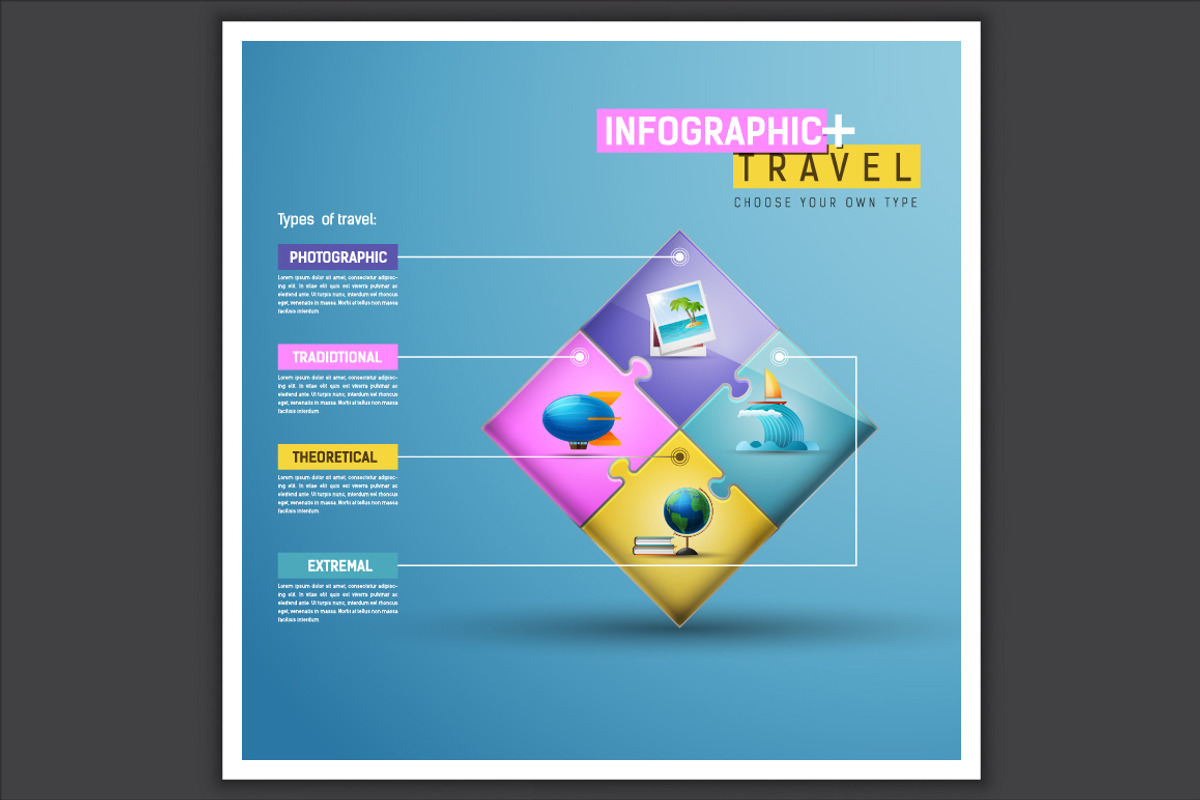-50% Set of 7 infographics templates, a Background Graphic by frost_newt (Photo 3 of 8)
