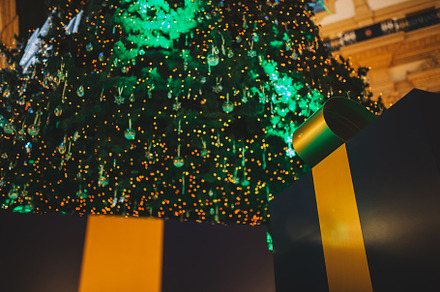 Christmas gift boxes, a Holiday Photo by David Khelashvili