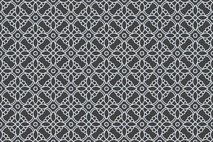 Monochrome Monoline Seamless Pattern, a Pattern Graphic by Mightyfire