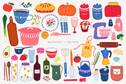 Kitchen Cookware, Utensils & More, an Illustration by likorbut (Thumbnail 2 of 5)