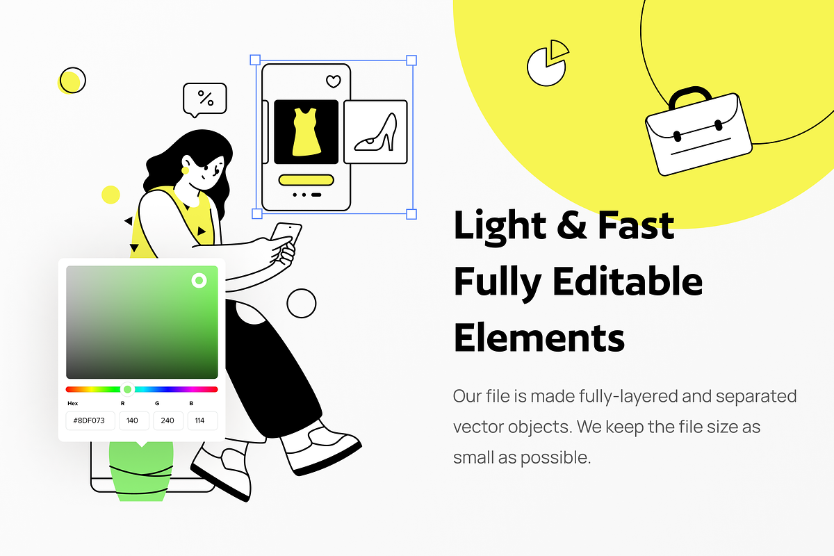 Fintechy - Fintech Illustrations Set, a Finance Illustration by Illustraly Design (Photo 3 of 8)