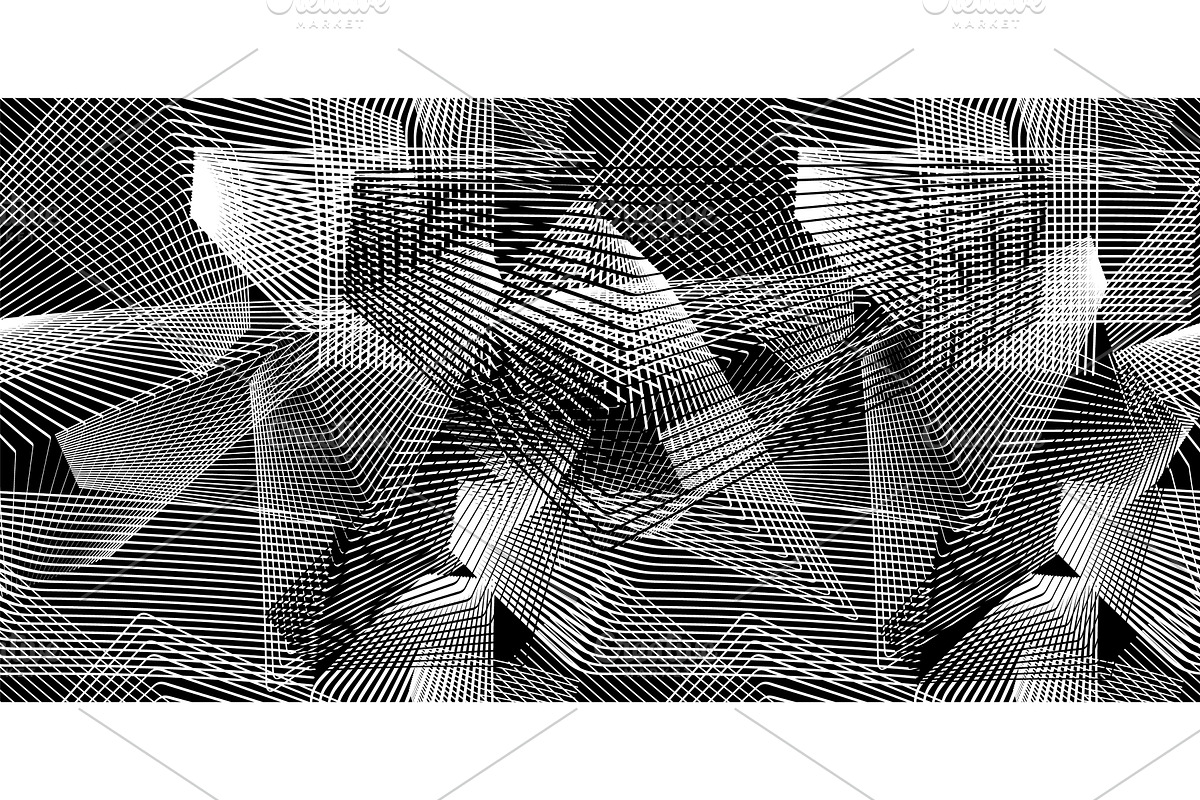Seamless monochrome background of, an Illustration by Nenahliadava Design