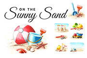 On the Sunny Sand, a Seasonal Illustration by Daria Ustiugova (Thumbnail 1 of 11)