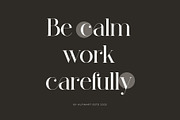 Braliga Elegant Ligature Serif, a Serif Font by Alfinart (Thumbnail 4 of 11)