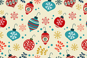 Christmas baubles set and patterns, a Decorative Illustration by Olillia (Thumbnail 16 of 18)