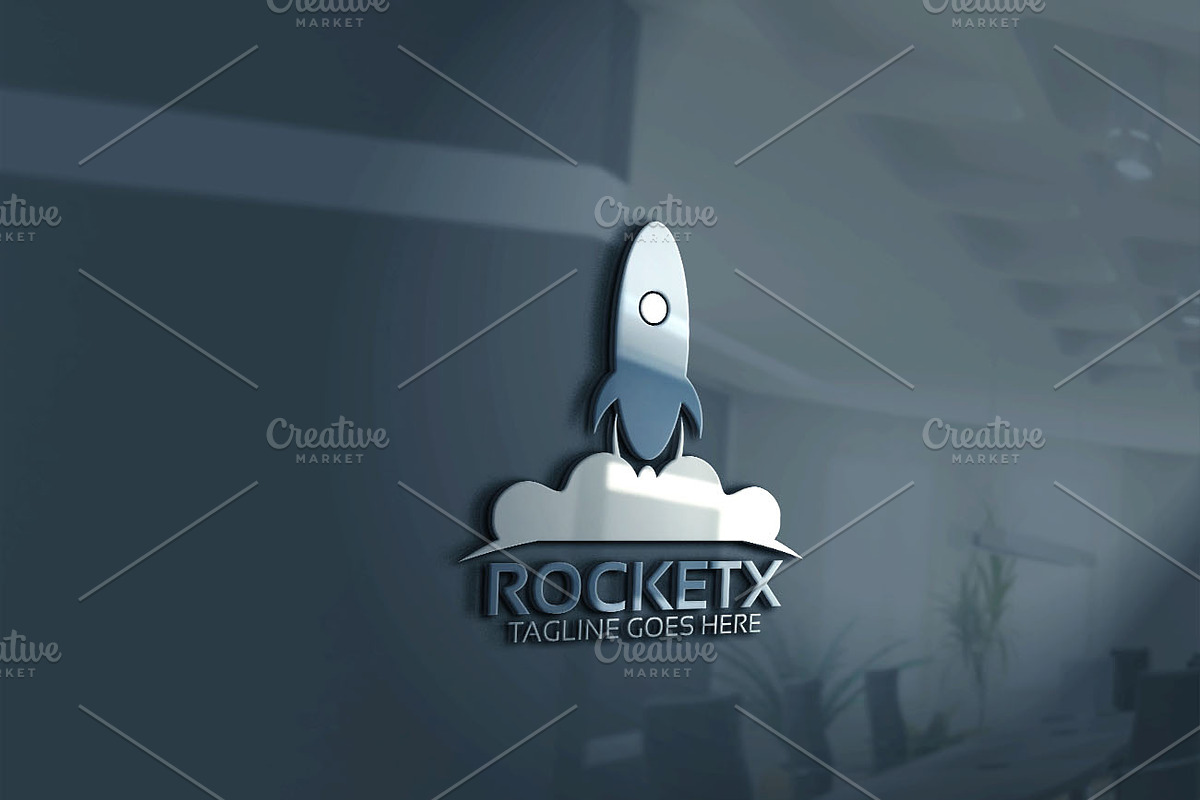 Rocketx Logo, a Branding & Logo Template by Josuf Media