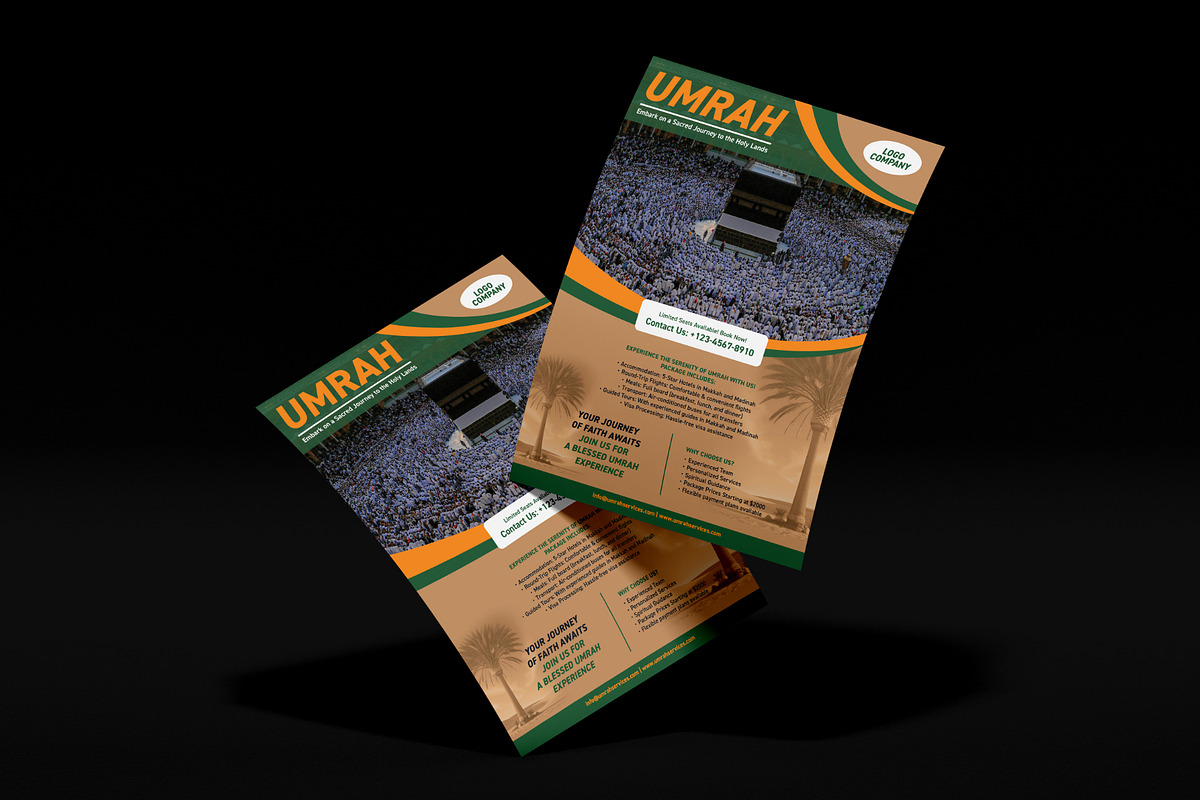 Umrah Flyer Template, a Flyer Template by mesuka (Photo 2 of 2)