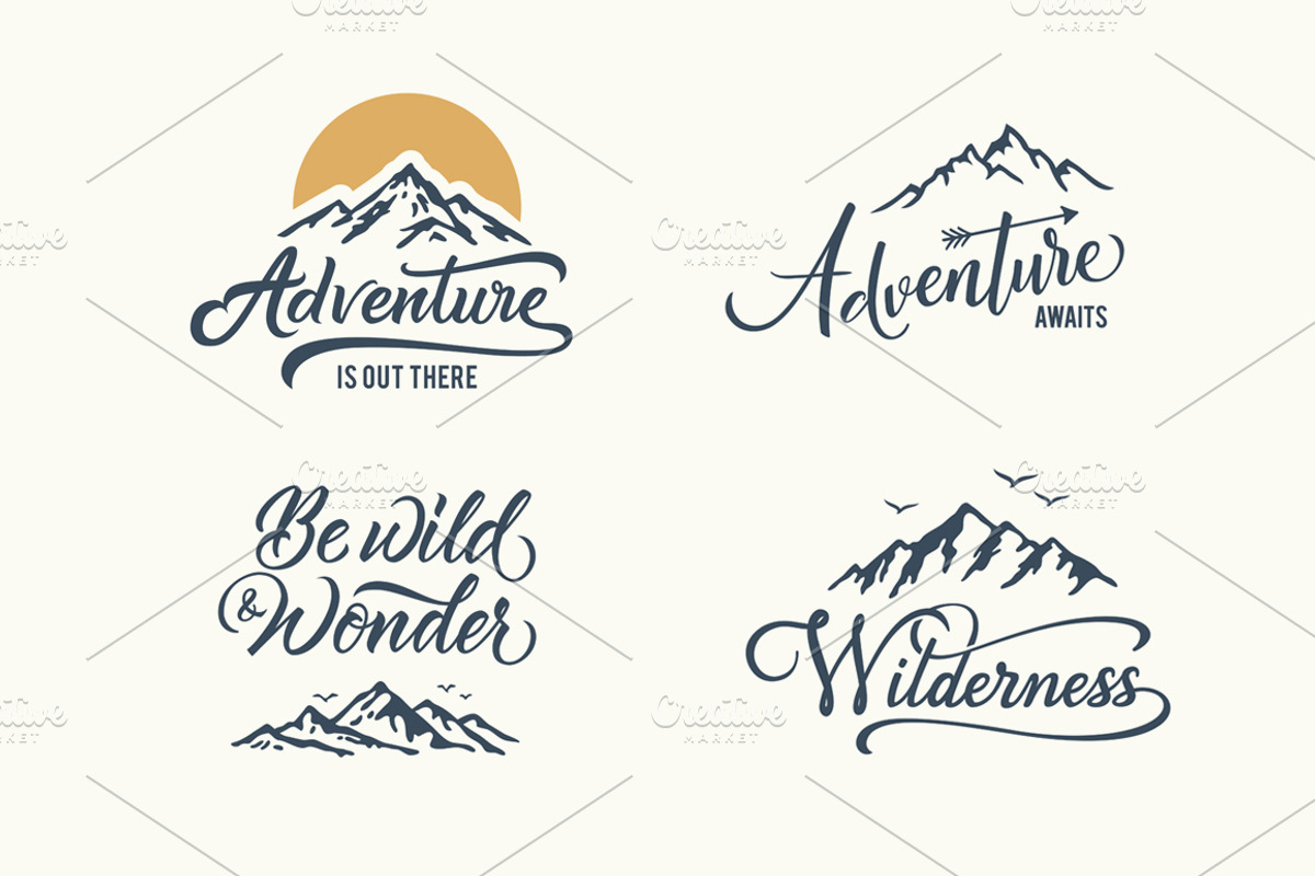 Adventure Mountain Labels, an Illustration by tetiana.svirska (Photo 13 of 17)