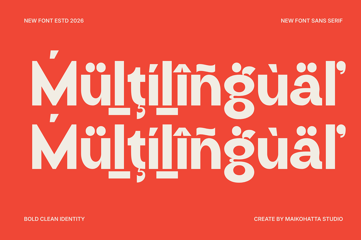 Mailna – Bold Modern Sans Serif, a Sans Serif Font by MaikoHatta (Photo 7 of 8)