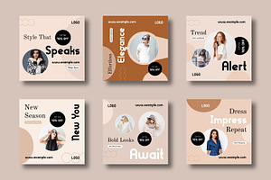 Modern Fashion Sale Social Media, a Social Media Template by MightyDesign
