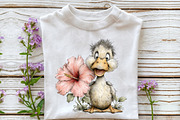 Whimsical Beach Duck Clipart, an Illustration by OK Design (Thumbnail 4 of 6)
