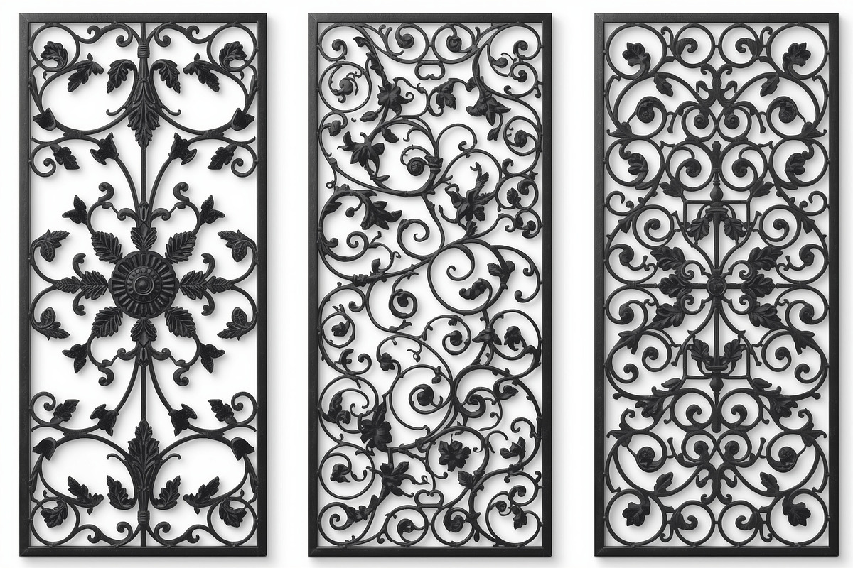 Elegant Lasercut Panel Vector Set, an Illustration by Amazin_art (Photo 18 of 21)