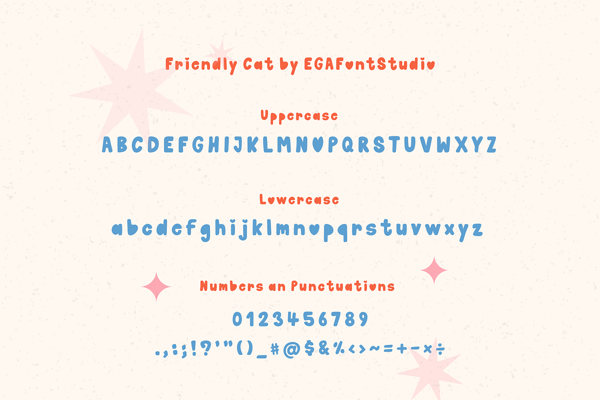 Friendly Cat | Handwritten Font, a Handwritten Font by EGAFontStudio (Photo 8 of 8)
