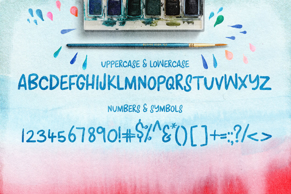 Saltie Sea Digital Font preview 3