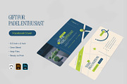 Gift For Padel - Gift Certificate, a Card Template by VUNIRA (Thumbnail 1 of 3)